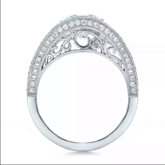 New 925 Silver Eye Luxury Diamond Ring 💍 - Picture 7 of 10